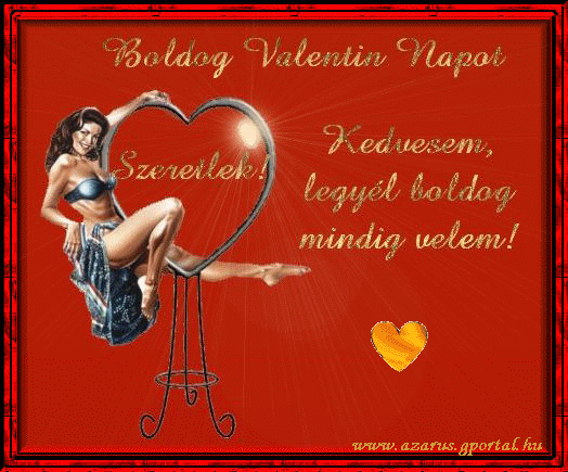 Valentin napi képeslap