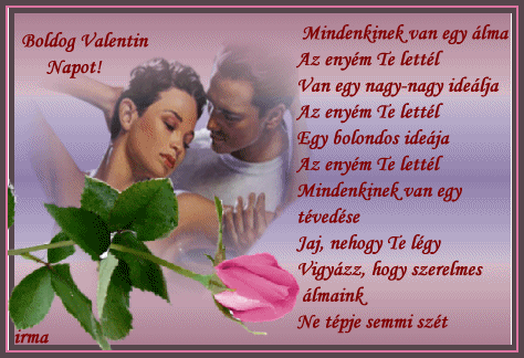 Valentin napi képeslap