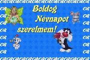 Névnapi képeslap