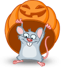 Halloweenes képeslap