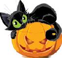 Halloweenes képeslap