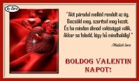 Valentin napi képeslap