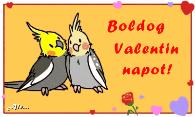 Valentin napi képeslap