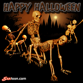 Halloweenes képeslap