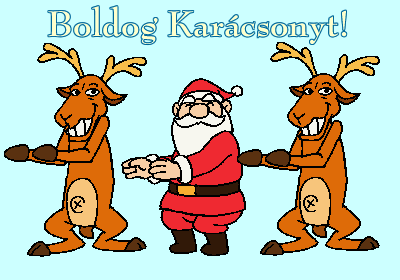 Karácsonyi és újévi képeslap