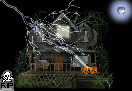 Halloweenes képeslap