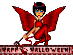 Halloweenes képeslap