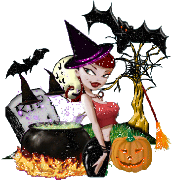 Halloweenes képeslap