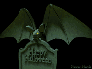 Halloweenes képeslap