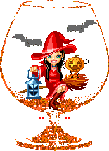 Halloweenes képeslap