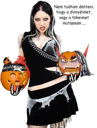 Halloweenes képeslap