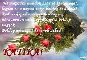 Névnapi képeslap