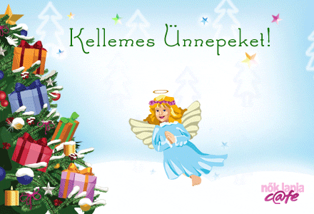 Karácsonyi és újévi képeslap